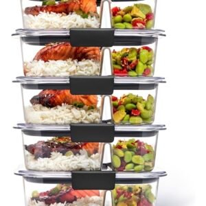Rubbermaid Brilliance Meal Prep Containers